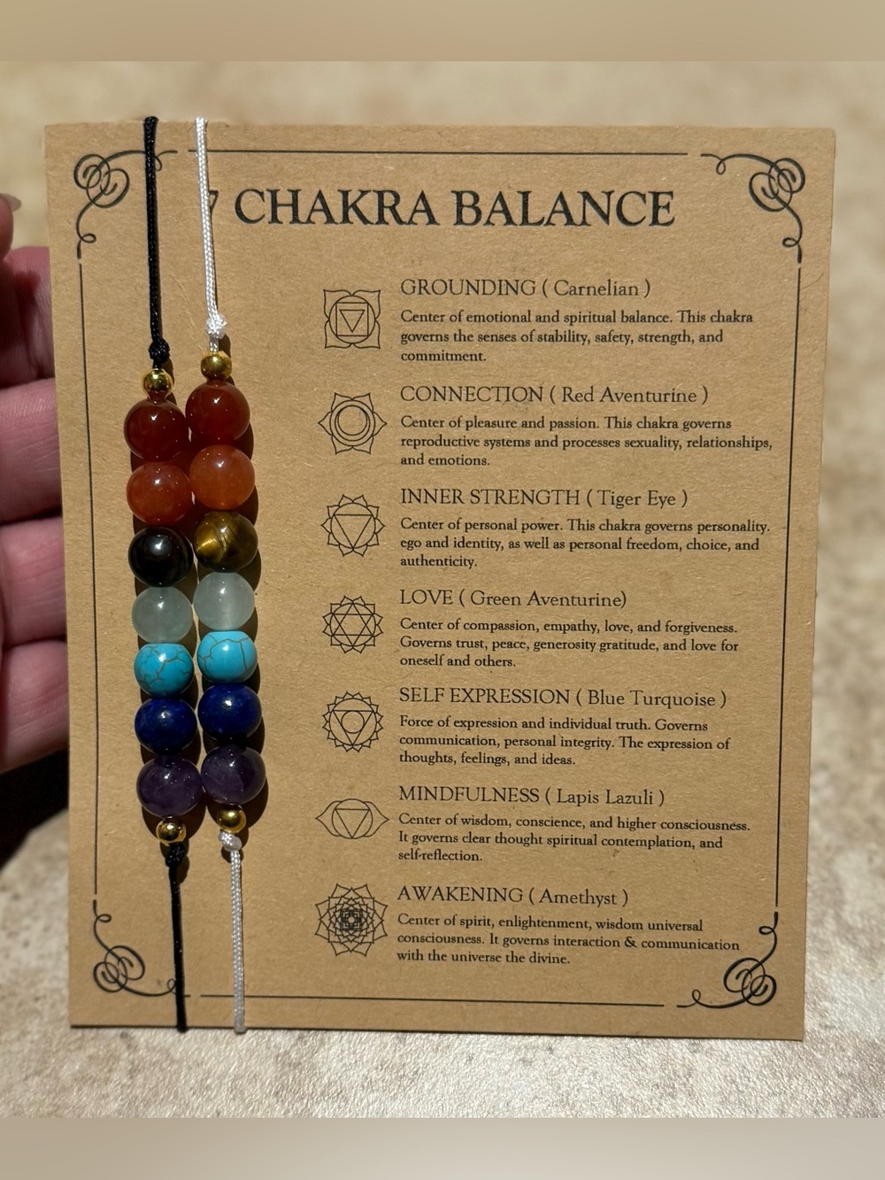 7 Chakra Stones Balance Bracelets (2)